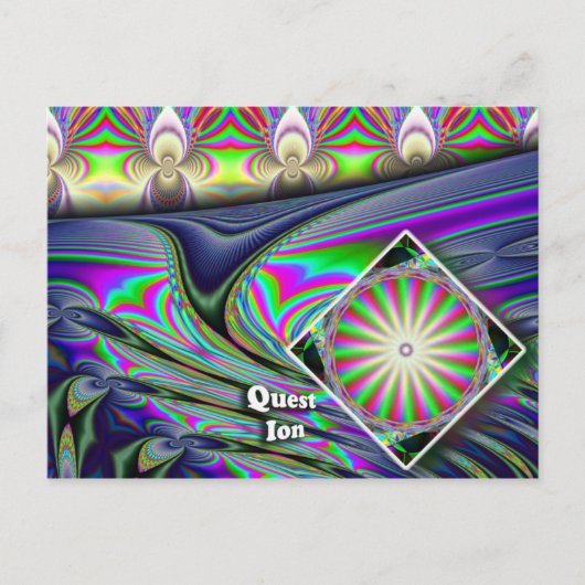 Ion Questまたは質問ポストカード ポストカード (正面)