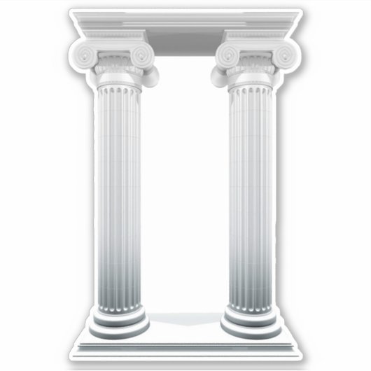 Ionic Columnsステッカー シール (正面)