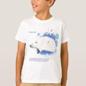 Iorekの彼の暗い材料からの装甲くま Tシャツ (正面)