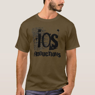 Iosの生産の基本的なロゴ Tシャツ