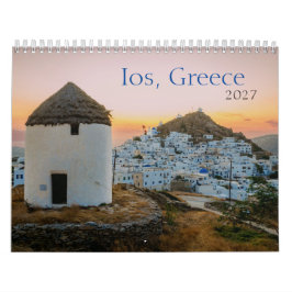 Ios ギリシャの島 2027年カレンダー カレンダー