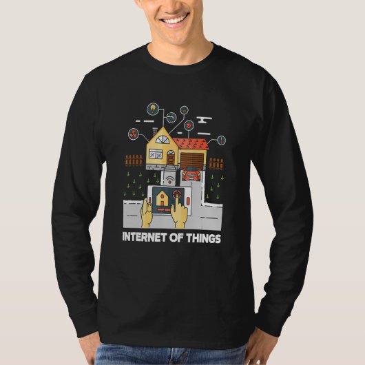 IoTデータ分析サイエンス移転 Tシャツ (正面)