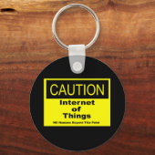 IoT警告警告標識 キーホルダー (正面)