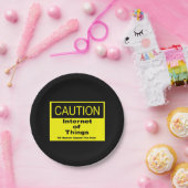 IoT警告警告標識 ペーパープレート (パーティー)