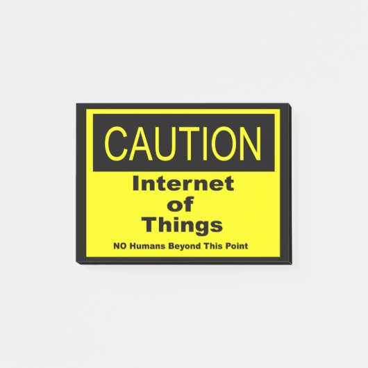 IoT警告警告標識 ポストイット (正面)