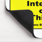 IoT警告警告標識 マウスパッド (コーナー)