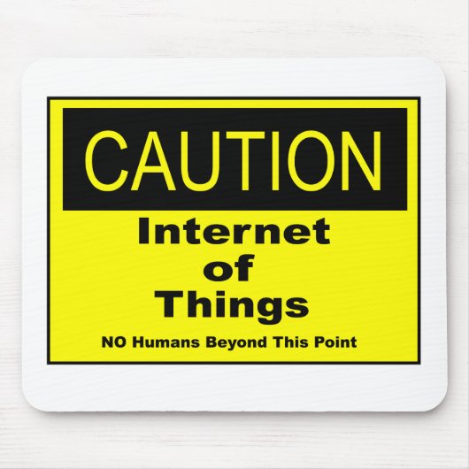 IoT警告警告標識 マウスパッド (正面)