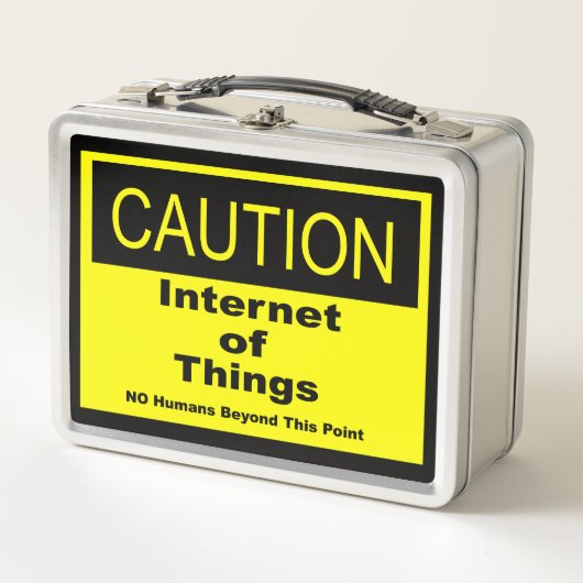 IoT警告警告標識 メタルランチボックス (正面)