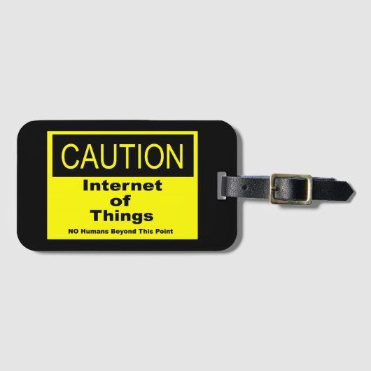 IoT警告警告標識 ラゲッジタグ (正面横)