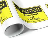 IoT警告警告標識 ラッピングペーパー (ロールコーナー)