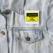 IoT警告警告標識 缶バッジ (インサイチュ)