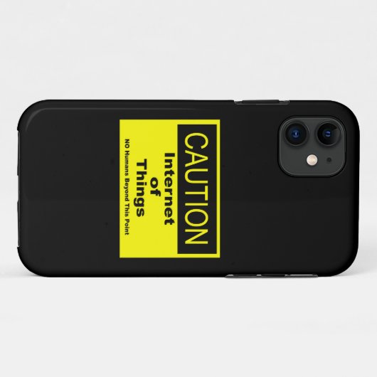 IoT警告警告標識 Case-Mate iPhoneケース (裏面(横))