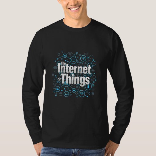 IoT Analyticsの頭が切れるIoT変換 Tシャツ (正面)