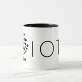 IOTAの暗号のマグ マグカップ (中央)