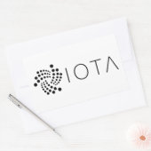 IOTAロゴ長方形ステッカー 長方形シール (封筒)