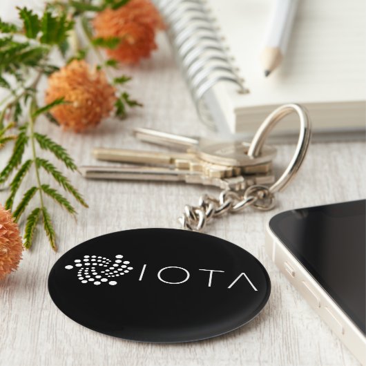 IOTA Basic Keychain (Black) キーホルダー (側面)