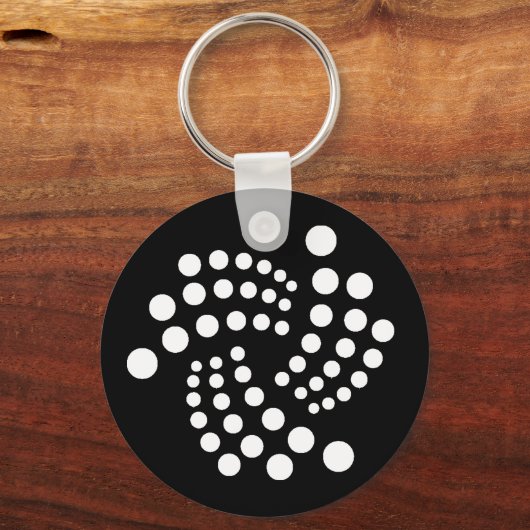 IOTA Basic Keychain (Dark) キーホルダー (正面)