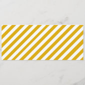 IOU愛ギフトのチケット1の夕食の編集可能黄色 メニュー (裏面)