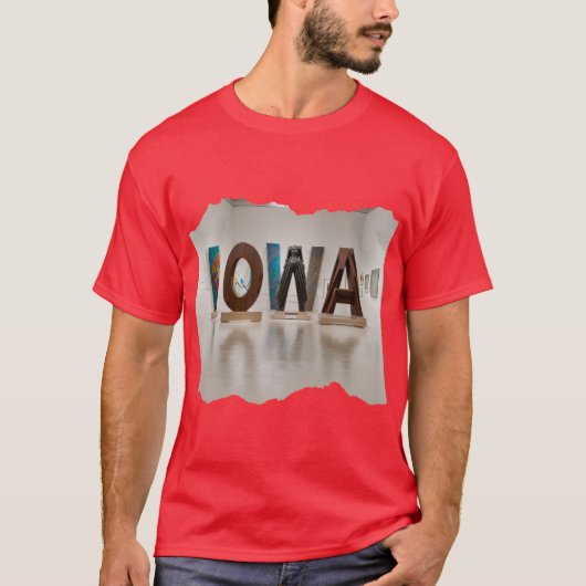 IOWA 24 2 オーバーサイズ Tシャツ (正面)