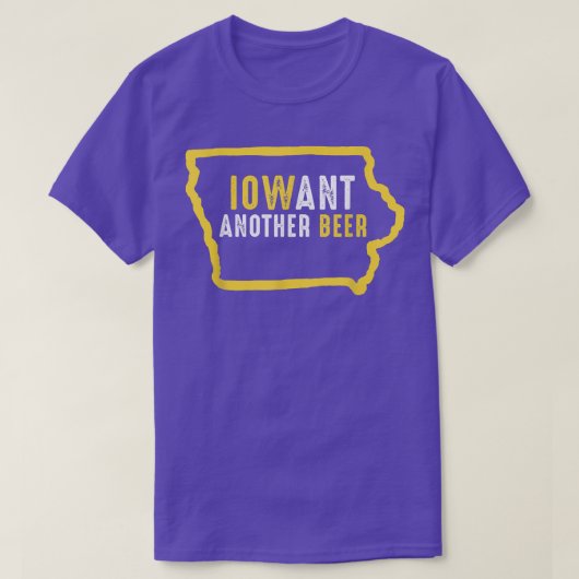 Iowa Another Craft Beer Microbrew Hops Funny Gift  Tシャツ (デザイン正面)