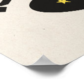 Iowa City Vintage Sporty College Poster ポスター (角)