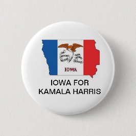 IOWA for Kamala Harris社長2024ボタン 缶バッジ