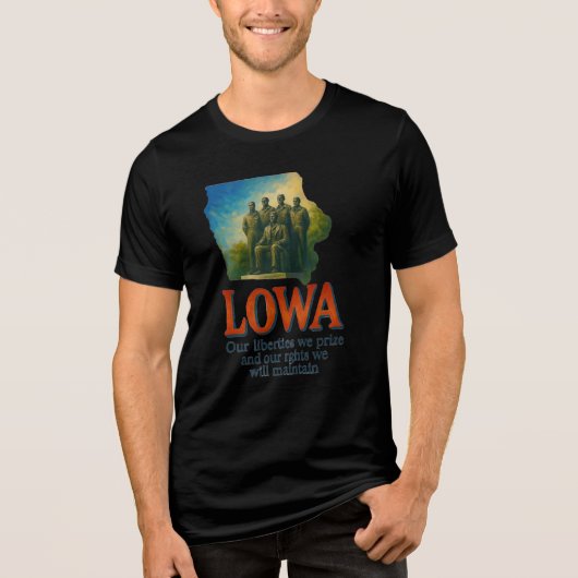 Iowa “Our Liberties We Prize” T-Shirt... トライブレンドＴシャツ (正面)