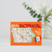 Iowa Roadmap Postcard ポストカード (スタンド正面)