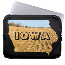 Iowa Scenic Cornfield Nature Photography Travel ラップトップスリーブ