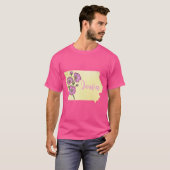 Iowa State Flower Wild Roses Oversized Tシャツ (正面フル)