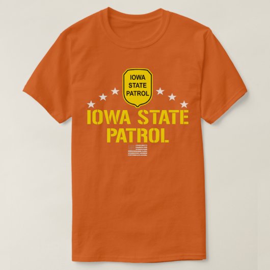 Iowa State Patrol  Tシャツ (デザイン正面)