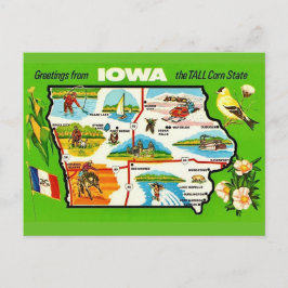 Iowa - Tall Corn State Postcard ポストカード