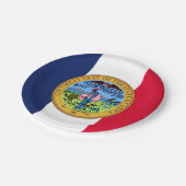 Iowan Seal, Iowa ペーパープレート (アングル)