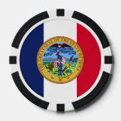Iowan Seal, Iowa ポーカーチップ (正面)