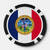 Iowan Seal, Iowa ポーカーチップ (裏面)