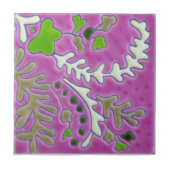 IP027インドのペイズリーの再生のアンティークのタイル タイル (正面)