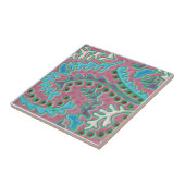 IP045インドのペイズリーの再生のアンティークのタイル タイル (側面)