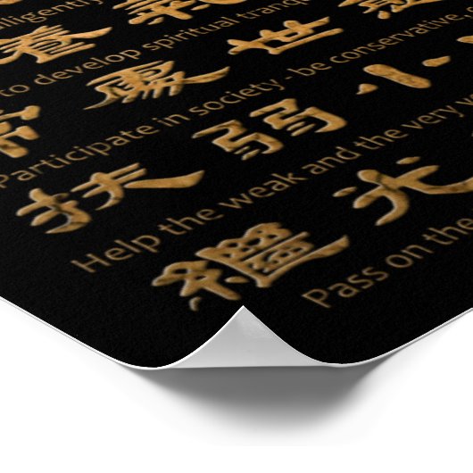 Ip Man's Wing Chunの行動規則 ポスター (角)