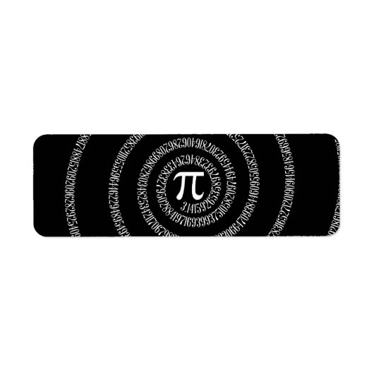 [Ip on Black]の緩和曲線無地の ラベル (正面)