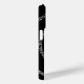 [Ip on Black]の緩和曲線無地の Case-Mate iPhoneケース (裏面 / 右)