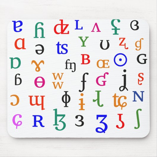 IPAのキャラクター マウスパッド (正面)