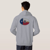 IPAのフード付きスウェットシャツ パーカ (裏面フル)