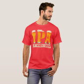 IPAをたくさん飲む ビール好きのための面白いTシャツ G Tシャツ (正面フル)