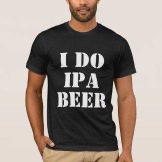IPAビールを飲む Tシャツ