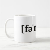 IPA音声学 コーヒーマグカップ (左)