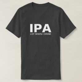 IPA おもしろい 飲酒 Tシャツ