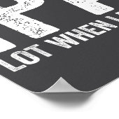 Ipa Lot When I Drink Funny Beer Pun Drinker Drinki ポスター (角)