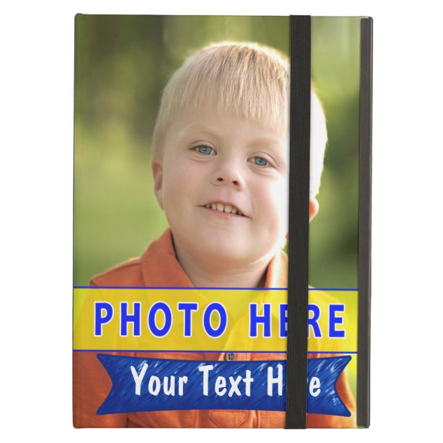 iPadの写真の箱カバーは、iPadの2つの写真乾燥します iPad Airケース (正面(閉時))