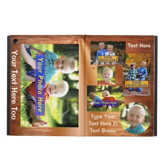 iPADの空気袖、写真のコラージュのiPadの場合 iPad Airケース (外側)