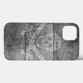 iPadエア、かろうじて – スカルブラック Case-Mate iPhoneケース (裏面 (横))